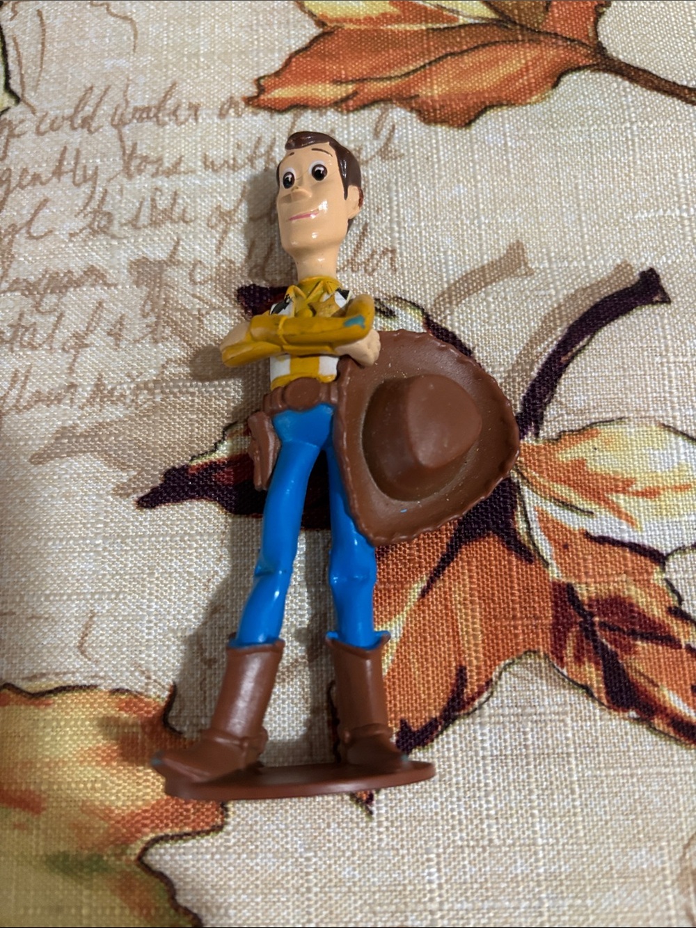 Toy Story Woody Action Figure - Yellow Shirt, Blue Pants, Brown Hat